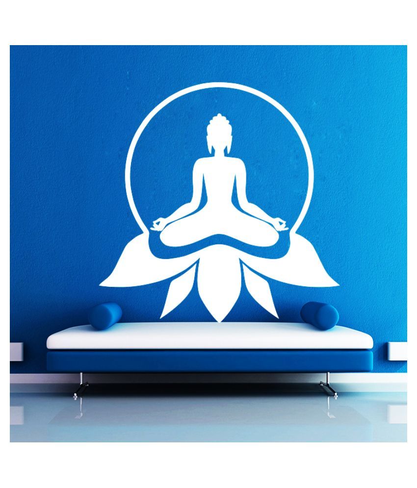Creatick Studio Lord Buddha Vinyl Wall Stickers Buy Creatick Studio