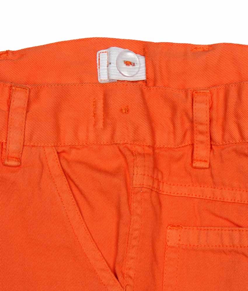 Apricot Kids Orange Cotton Shorts - Buy Apricot Kids Orange Cotton ...