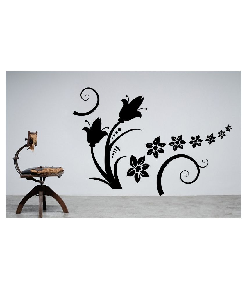 Creatick Studio Flowers Vinyl Wall Stickers Buy Creatick Studio