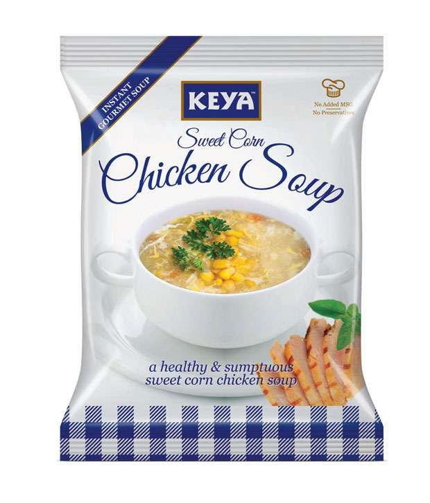 Keya Sweetcorn Chicken (Pack of 12) Instant Soup 13 gm Buy Keya