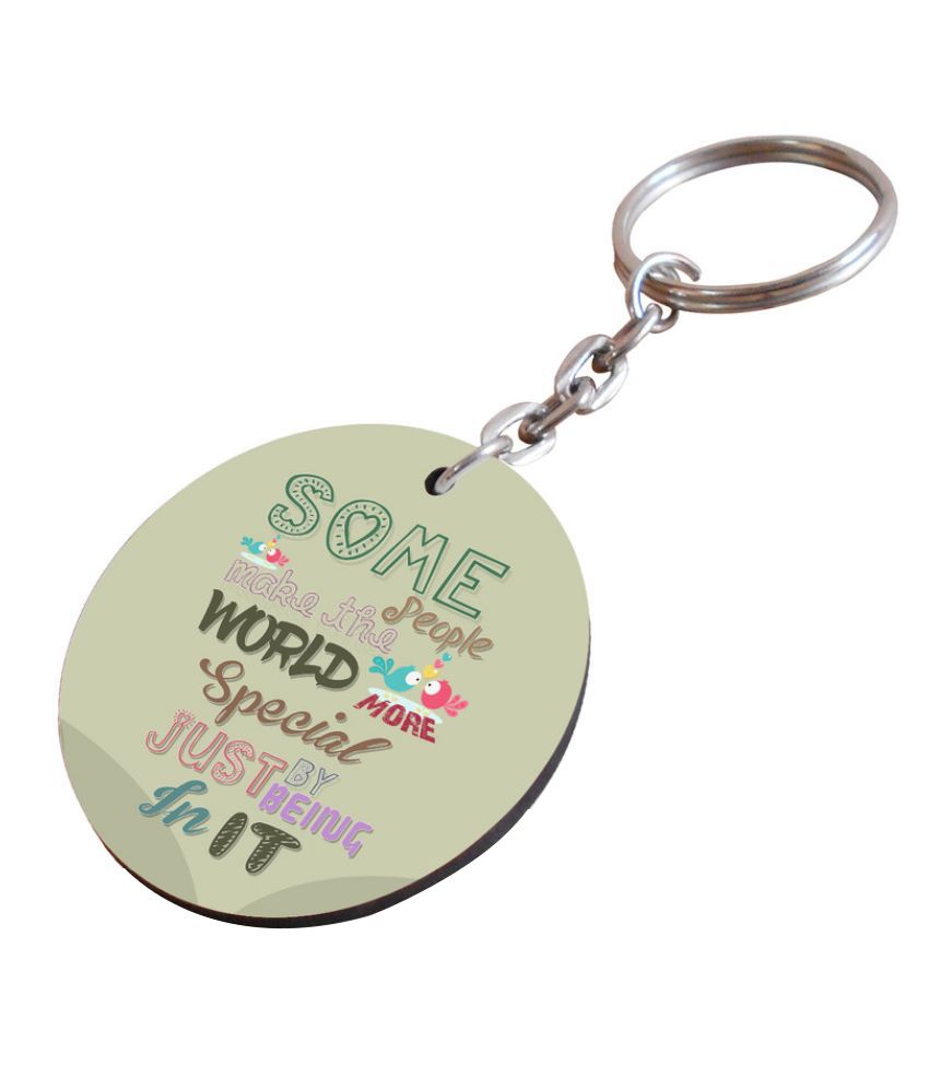 keychain with name tag