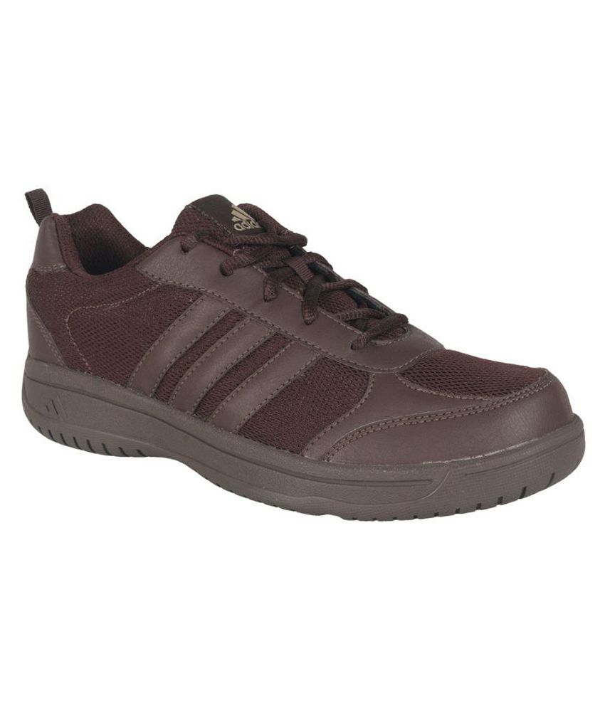 brown adidas running shoes