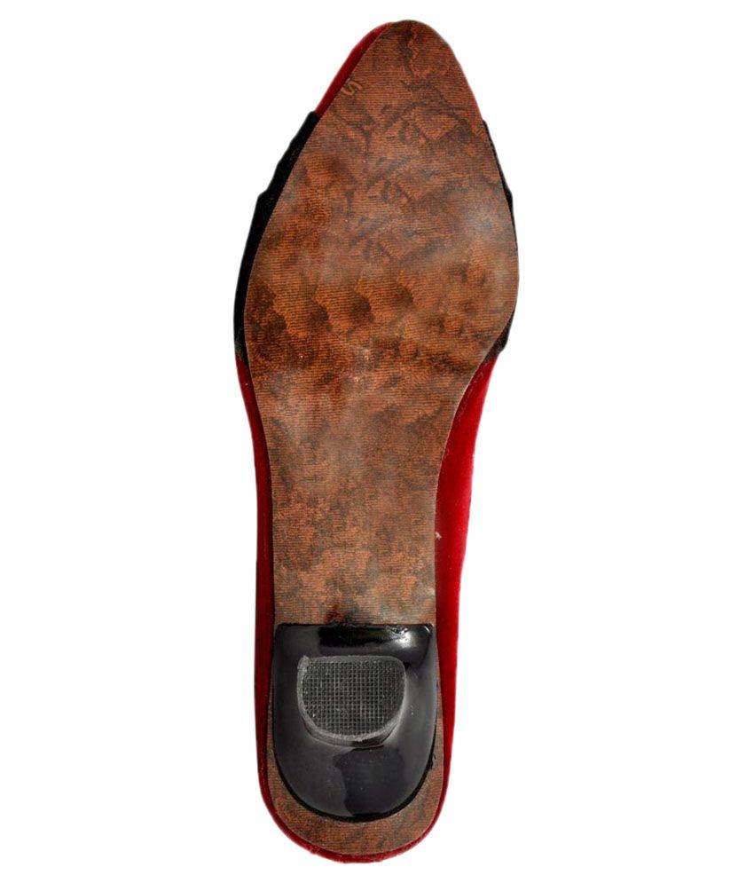 black and red block heels