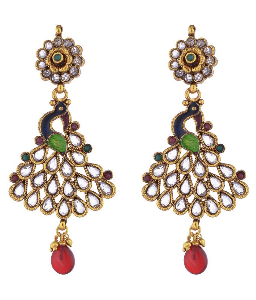     			The Jewelbox Multicoloured Earrings