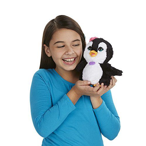 FurReal Friends Penguin Happy to See Me Piper the Dancing Penguin Pink Bow 