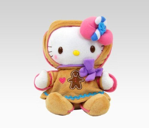 gingerbread hello kitty plush