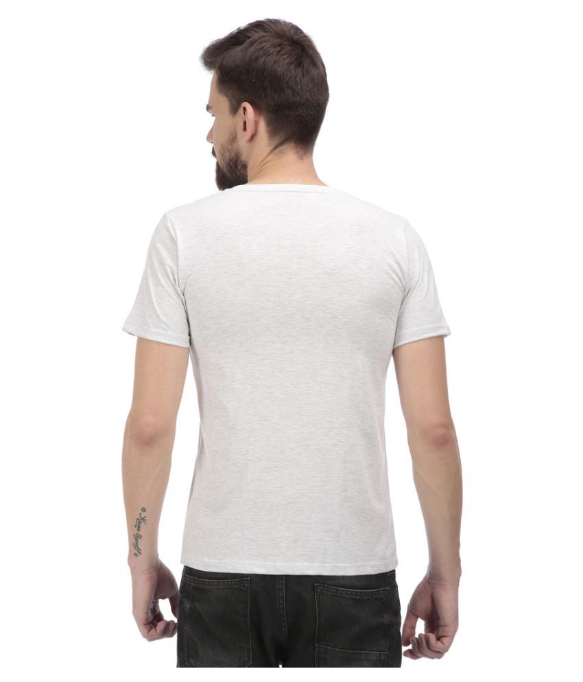 mens grey v neck t shirts