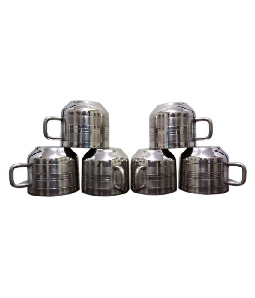     			Dynore Steel Tool Tea Cup 6 Pcs 100 ml each ml