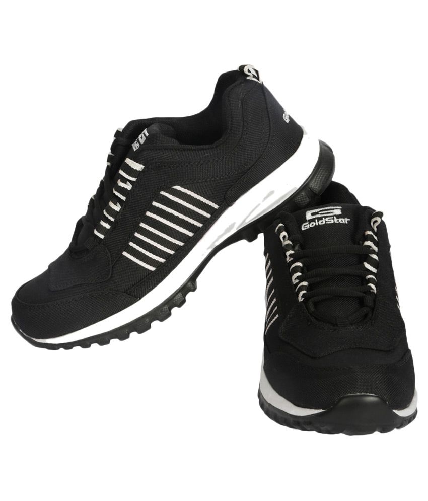 Goldstar Bouncer Black Running Shoes - Buy Goldstar Bouncer Black ...