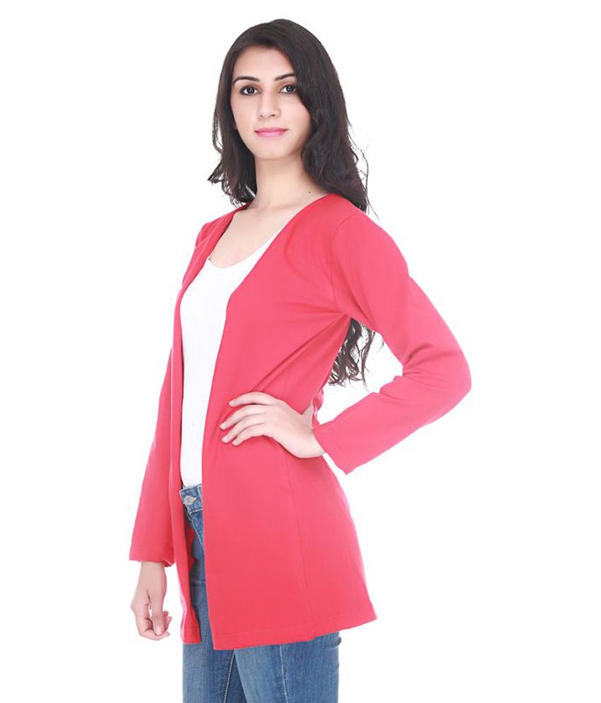 Buy Adyuth Red Cotton Lycra Shrugs Online at Best Prices in India ...