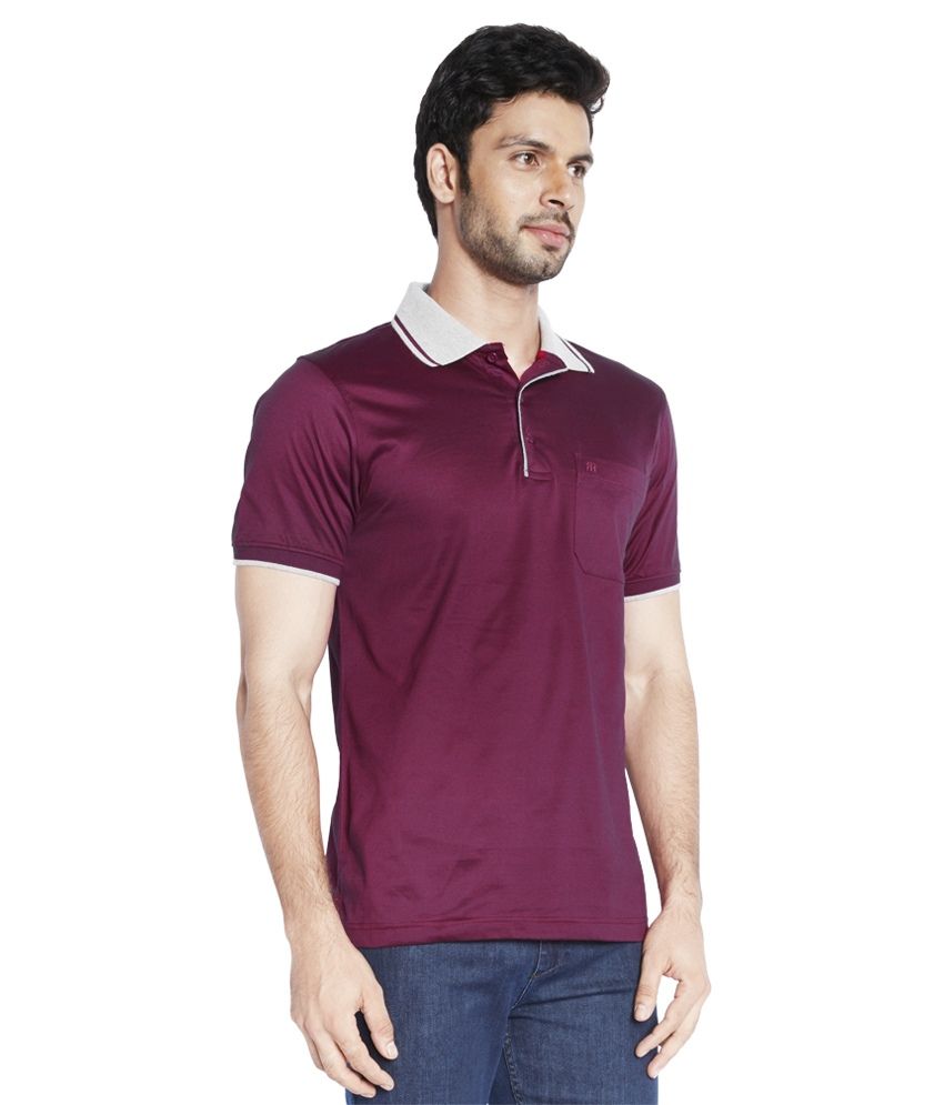 maroon polo shirt school