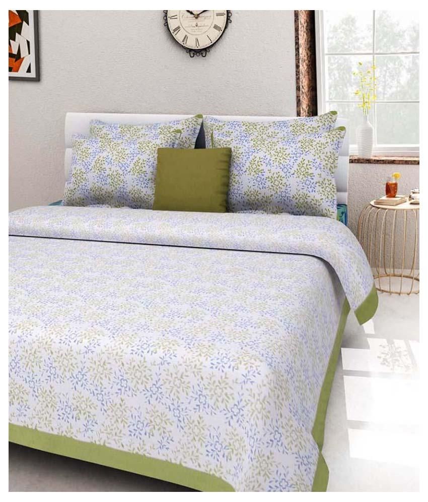     			Bombay Spreads Cotton 1 Bedsheet with 2 Pillow Covers ( x )