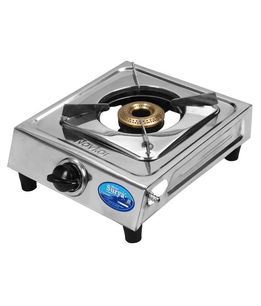 Navkar Surya Mini 1 Burner Steel Manual Gas Stove Price in India Buy