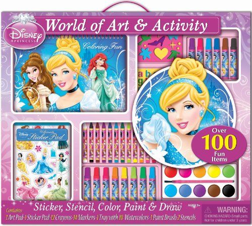 disney princess world of art and activity set