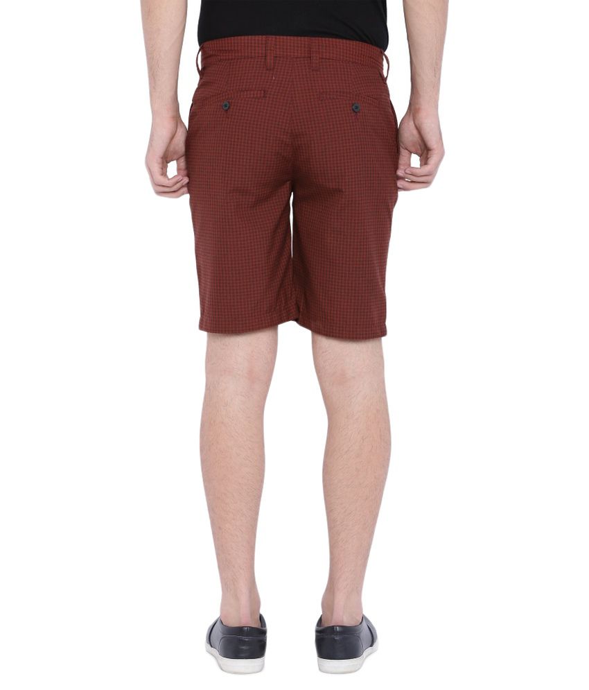 Blue Wave Maroon Shorts - Buy Blue Wave Maroon Shorts Online at Low ...