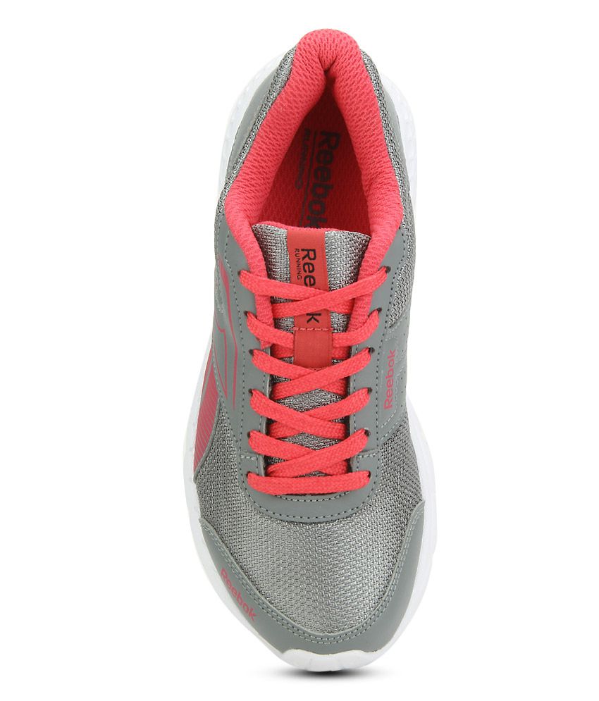 Reebok Gray & Pink Running Sports Shoes Price in India- Buy Reebok Gray ...