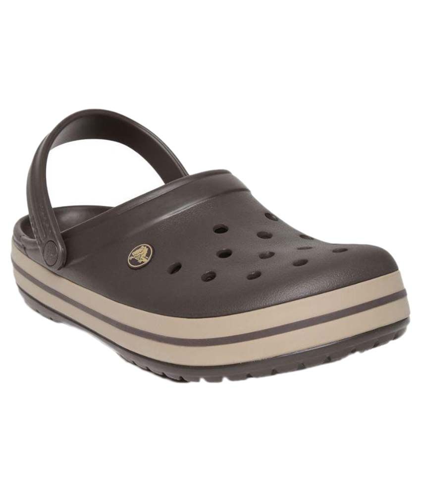 crocs brown sandals