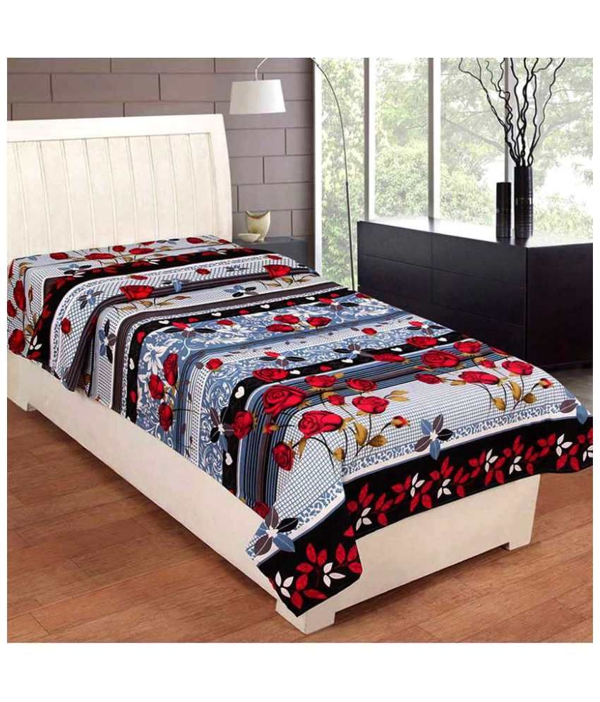 Trendz Home Furnishing Single Cotton 3D Print Bed Sheet Buy Trendz
