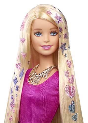 Barbie Glitter Hair Design Doll Multi Color Buy Barbie Glitter Hair 