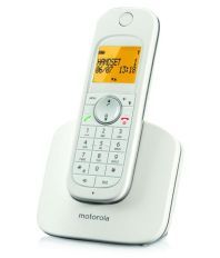 Motorola D1001 Cordless Landline Phone ( White )