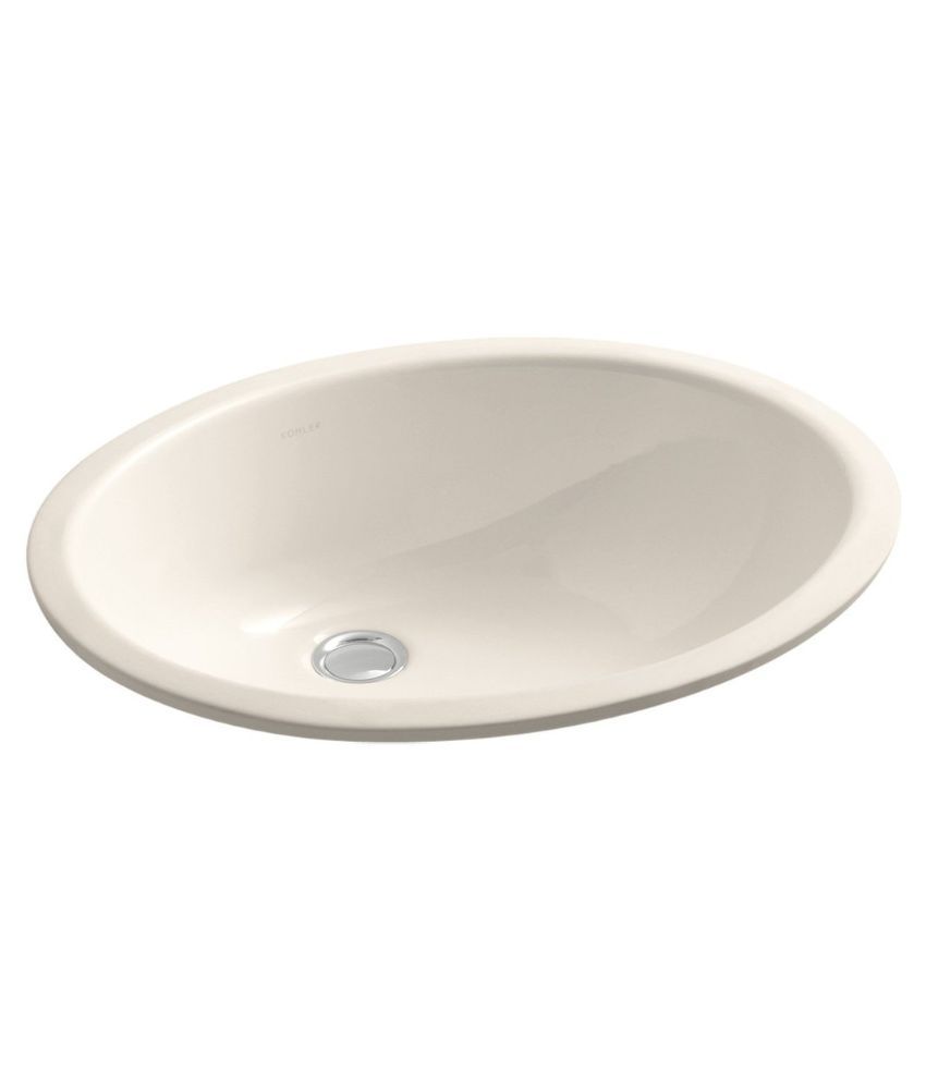 Buy Kohler White Ceramic Over Counter Wash Basins Online at Low Price