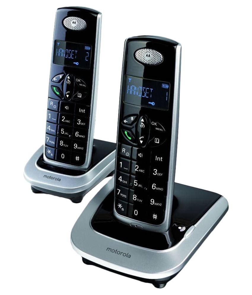 Buy Motorola D502 Cordless Landline Phone ( Black ) Online ...