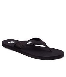 adidas black flip flop