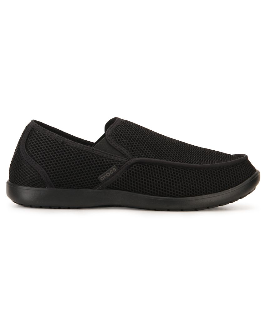 new look chunky croc loafer in black