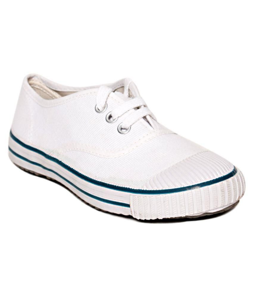 bata school white shoes