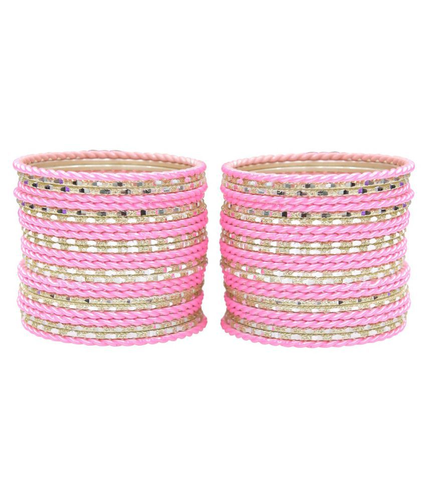 Much More Pink Bangle Set Buy Much More Pink Bangle Set Online In India On Snapdeal 0503