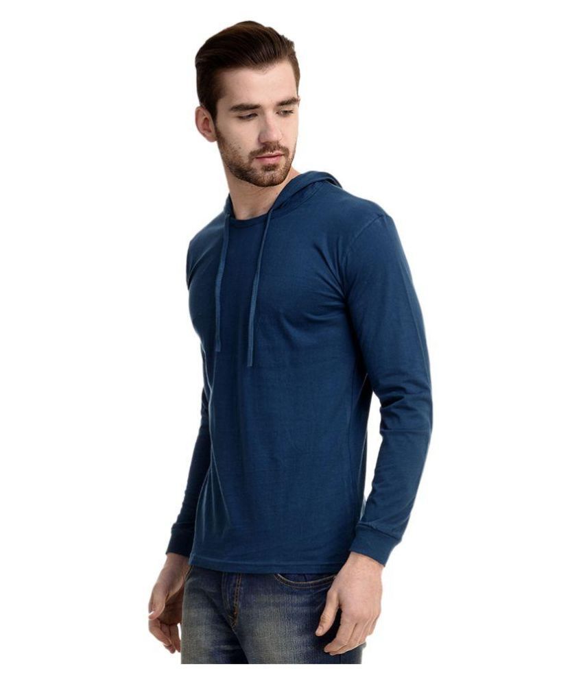 Mimoda Blue Hooded Sweatshirt - Buy Mimoda Blue Hooded Sweatshirt ...