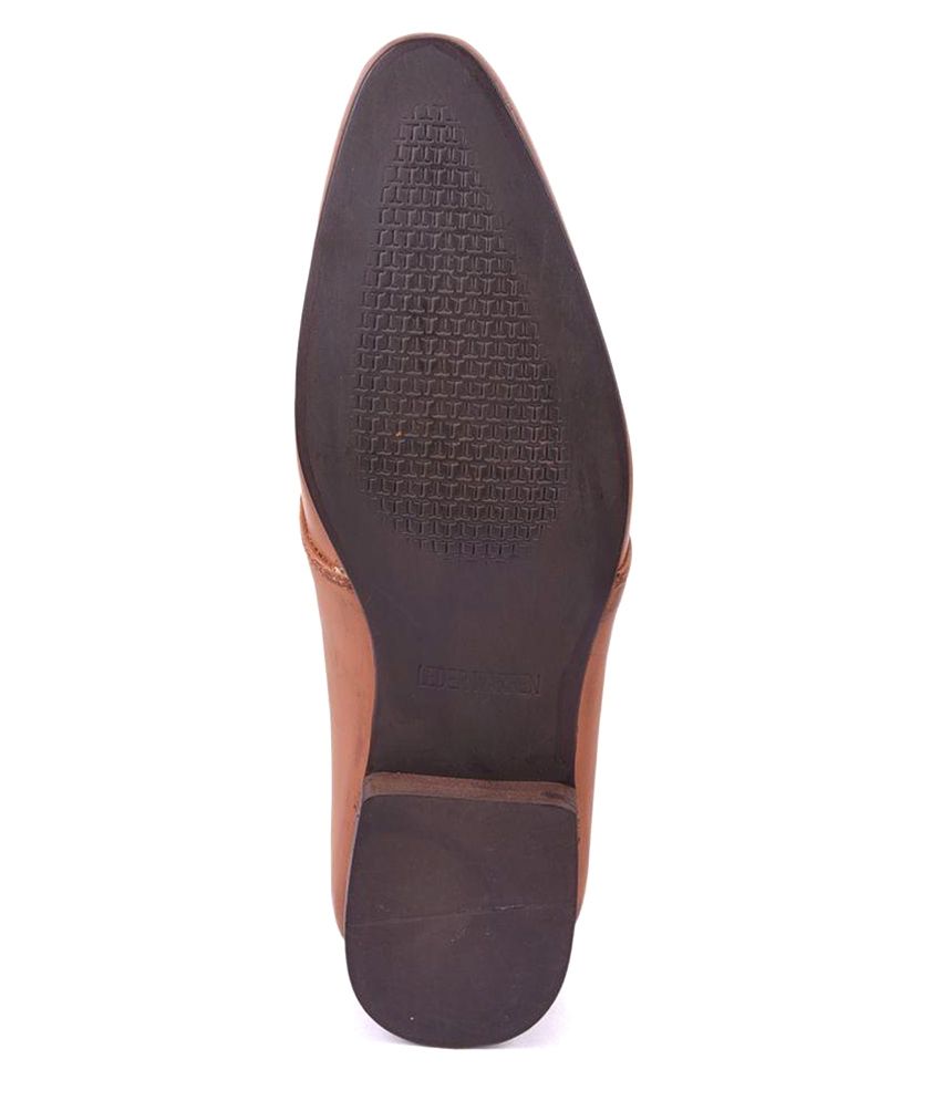 Leder Warren Tan Formal Shoes Price in India Buy Leder Warren Tan