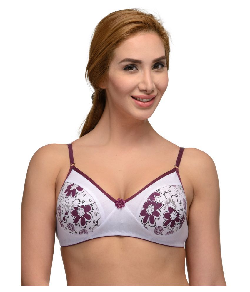 Buy Admirable Beauty White Cotton Bras Online At Best Prices In India Snapdeal