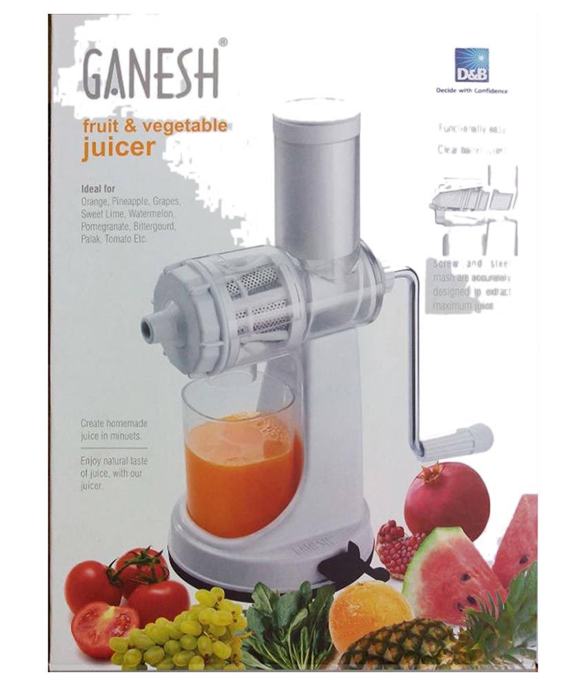 Gold Dust s Ganesh White Fruit Hand Juicer White Manual Jucier Buy
