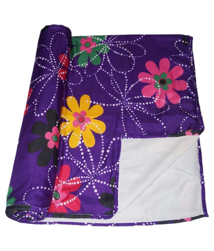 Shoppeholics Single Poly Cotton Floral Dohar Buy Shoppeholics Single