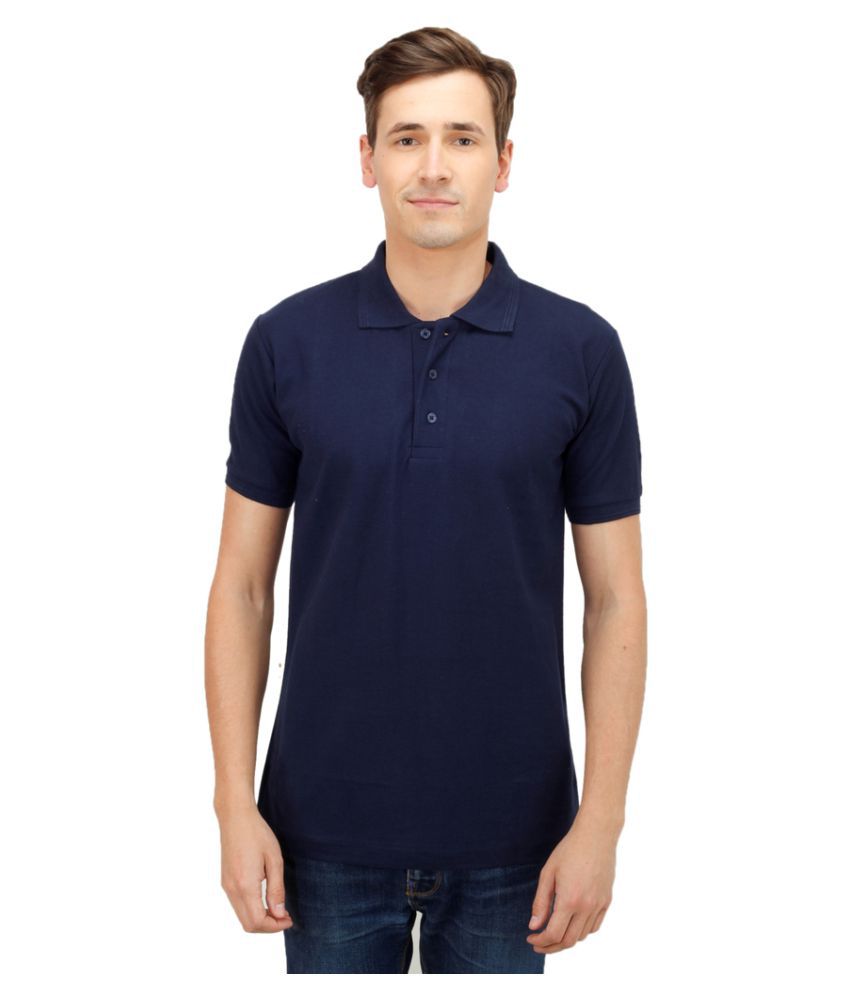 Faithful Navy Slim Fit Polo T Shirt - Buy Faithful Navy Slim Fit Polo T ...