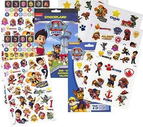 Paw Patrol Girl Tattoos 1 Sheet  Paw Patrol  Boys and Girls Birthday  Party Supplies  Discount Party Supplies