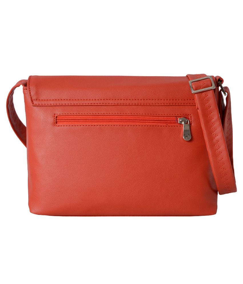 baggit orange handbag