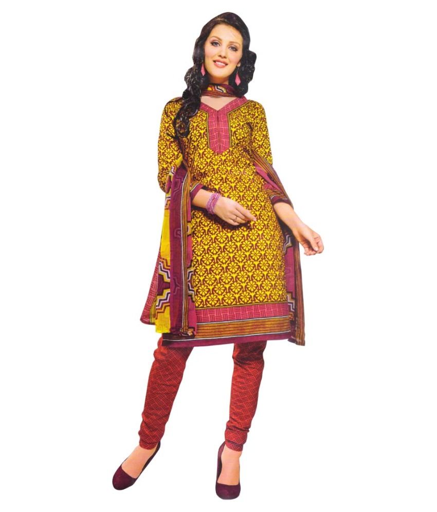 kavyanjali cotton churidar materials