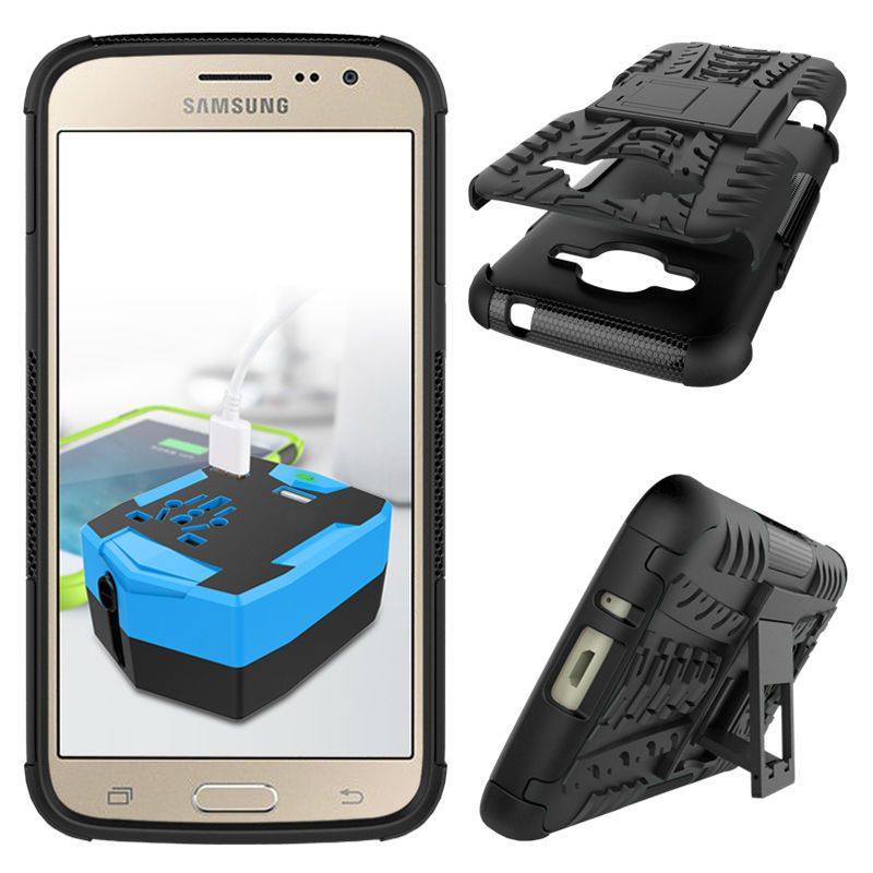 Mercator Premium Kick Stand Back Cover For Samsung Galaxy J2 16 Plain Back Covers Online At Low Prices Snapdeal India