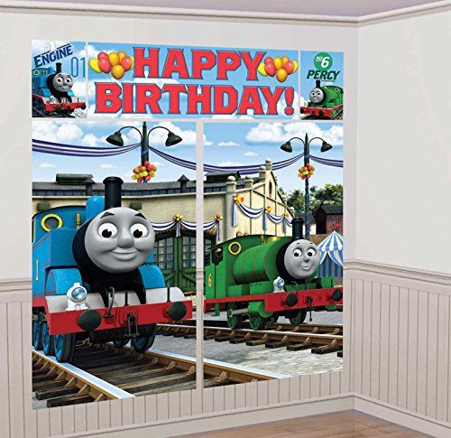 Thomas Friends Thomas The Train Tank Engine Scene Setter Wall