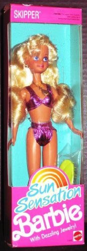 1991 Barbie Sun Sensation Skipper with Dazzling Jewelry - Buy 1991 Barbie Sun with Dazzling Jewelry Online at Low Price - Snapdeal