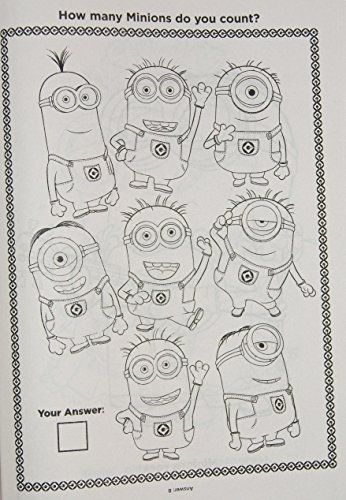 Despicable Me Jumbo Coloring And Activity Book With Minion Crayons