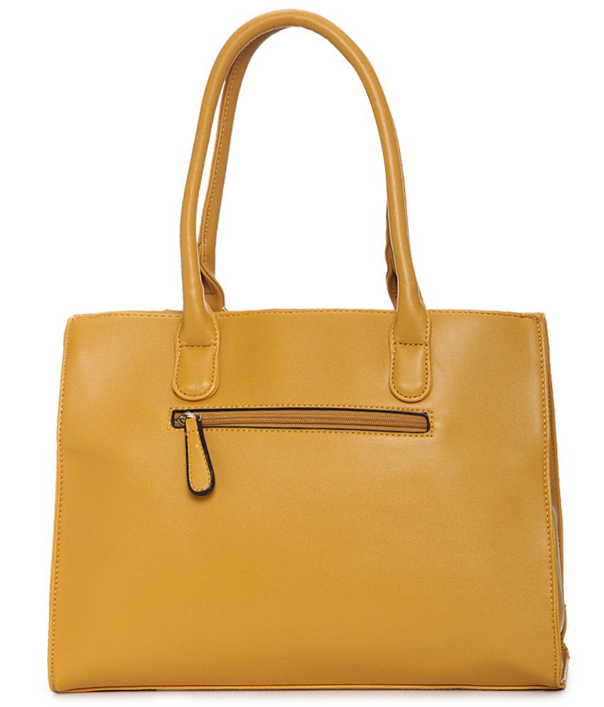 Lavie Yellow Synthetic Tote Bag - Buy Lavie Yellow Synthetic Tote Bag ...