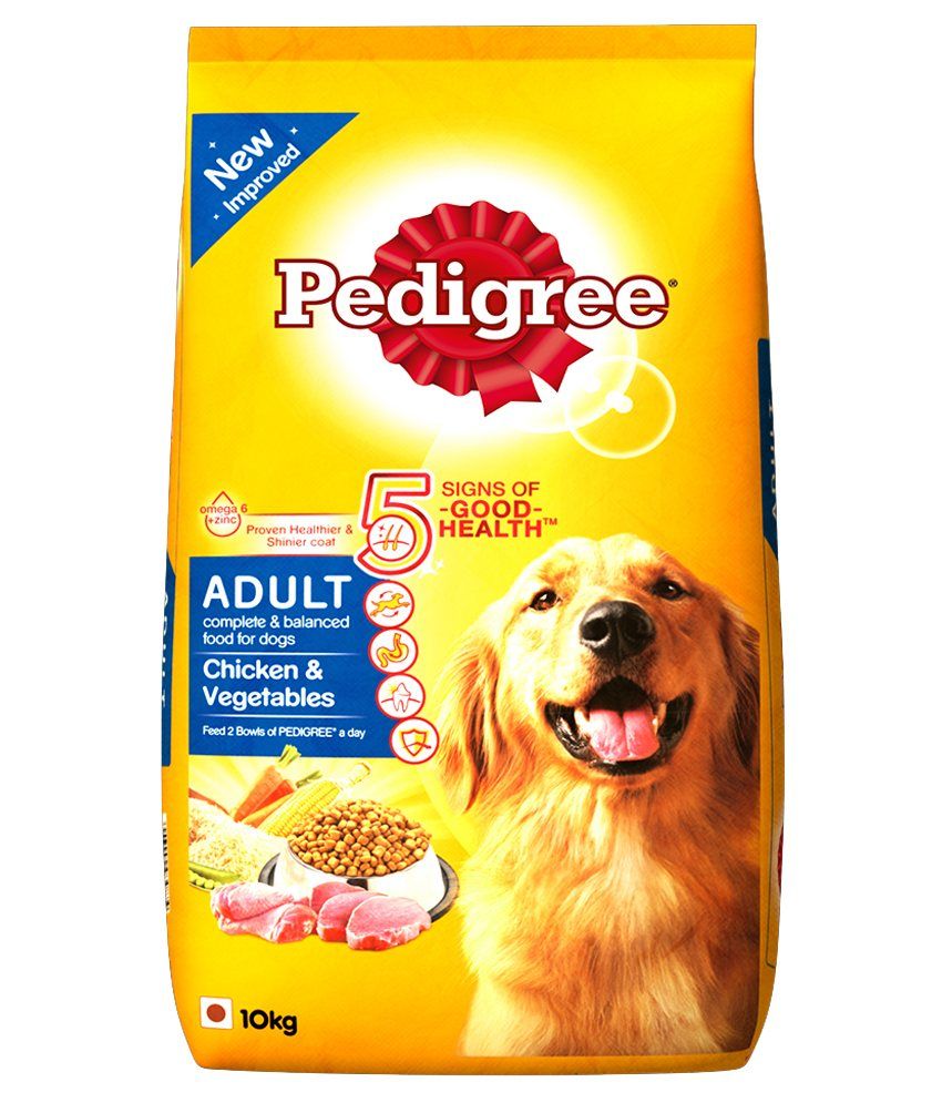 Pedigree (Adult Dog Food) Chicken & Vegetables, 10 kg Pack Buy