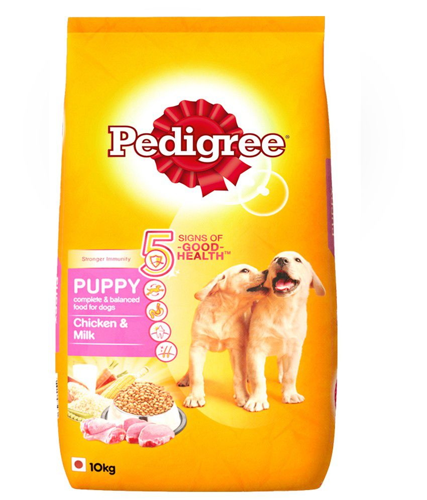Pedigree (Puppy Dog Food) Chicken & Milk,10 kg (Free
