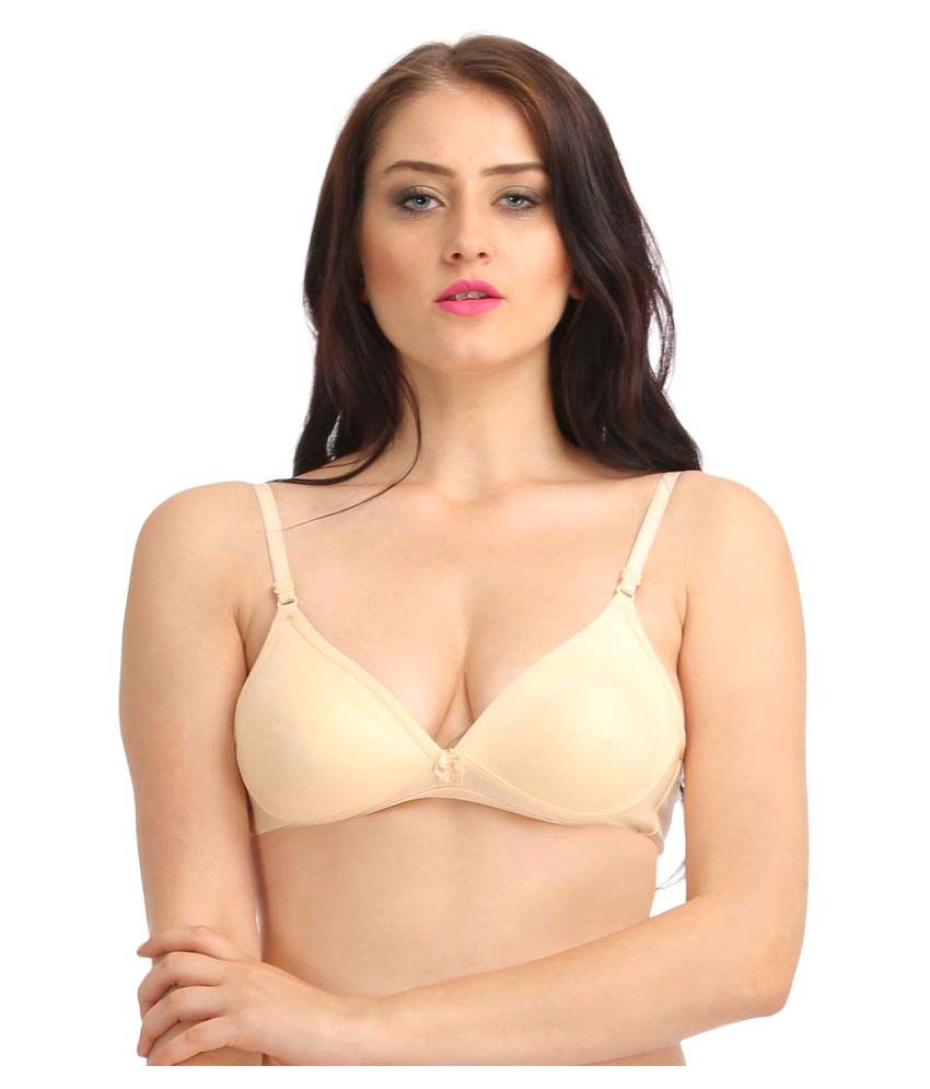     			Clovia Beige Cotton Bras