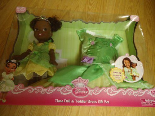 princess tiana doll and dress set