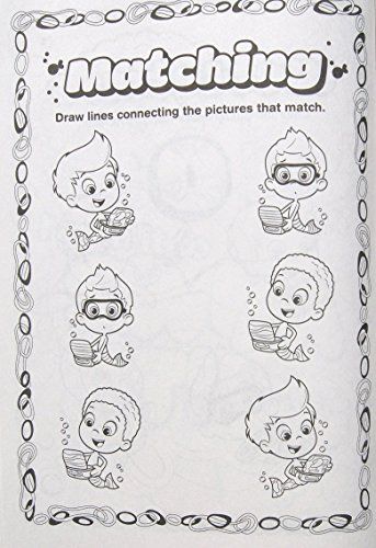 bubble guppies jumbo coloring and activity book with craz