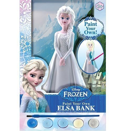 disney frozen elsa coin bank